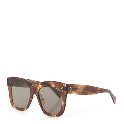 Celine Polarized Acetate Sunglasses CL41444S Havana 1 of 7