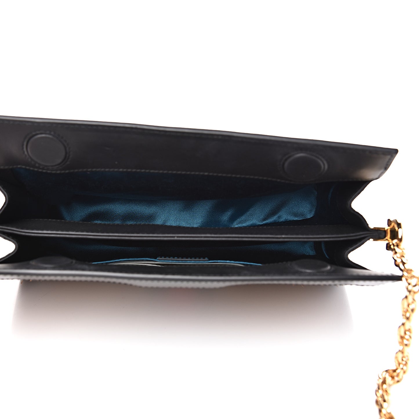 Suede Patent Web Small Ophidia Chain Shoulder Bag Nocciola Black
