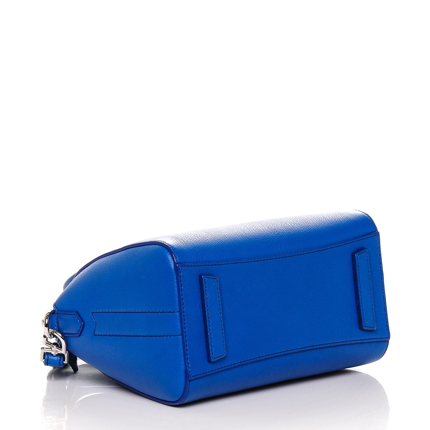 Sugar Goatskin Mini Antigona Indigo Blue