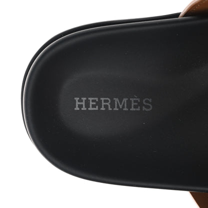 Hermes Calfskin Womens Chypre Sandals 36 Naturel 7 of 11
