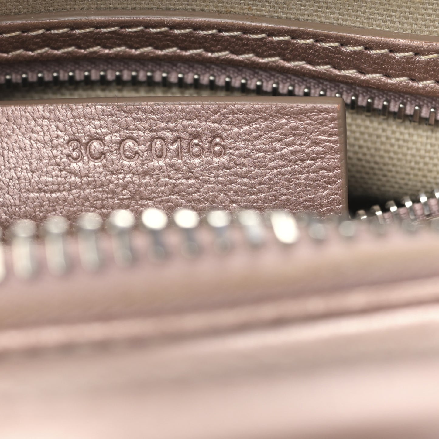 Metallic Sugar Goatskin Mini Antigona Light Pink