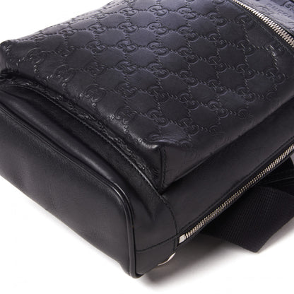 Gucci Guccissima Sling Backpack Black 7 of 11