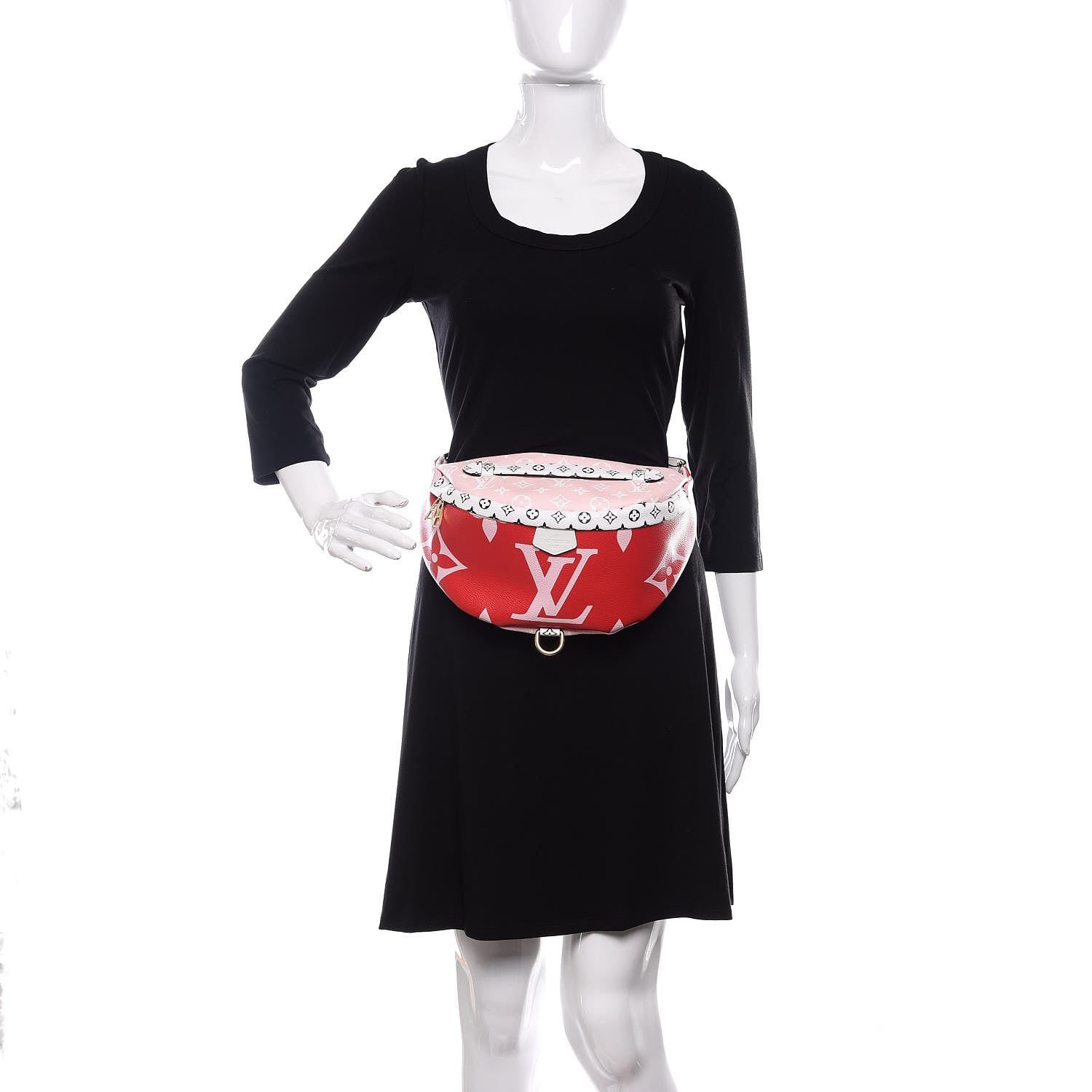 Louis Vuitton Monogram Giant Bumbag Rouge 2 of 10