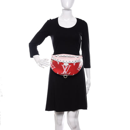 Louis Vuitton Monogram Giant Bumbag Rouge 2 of 10