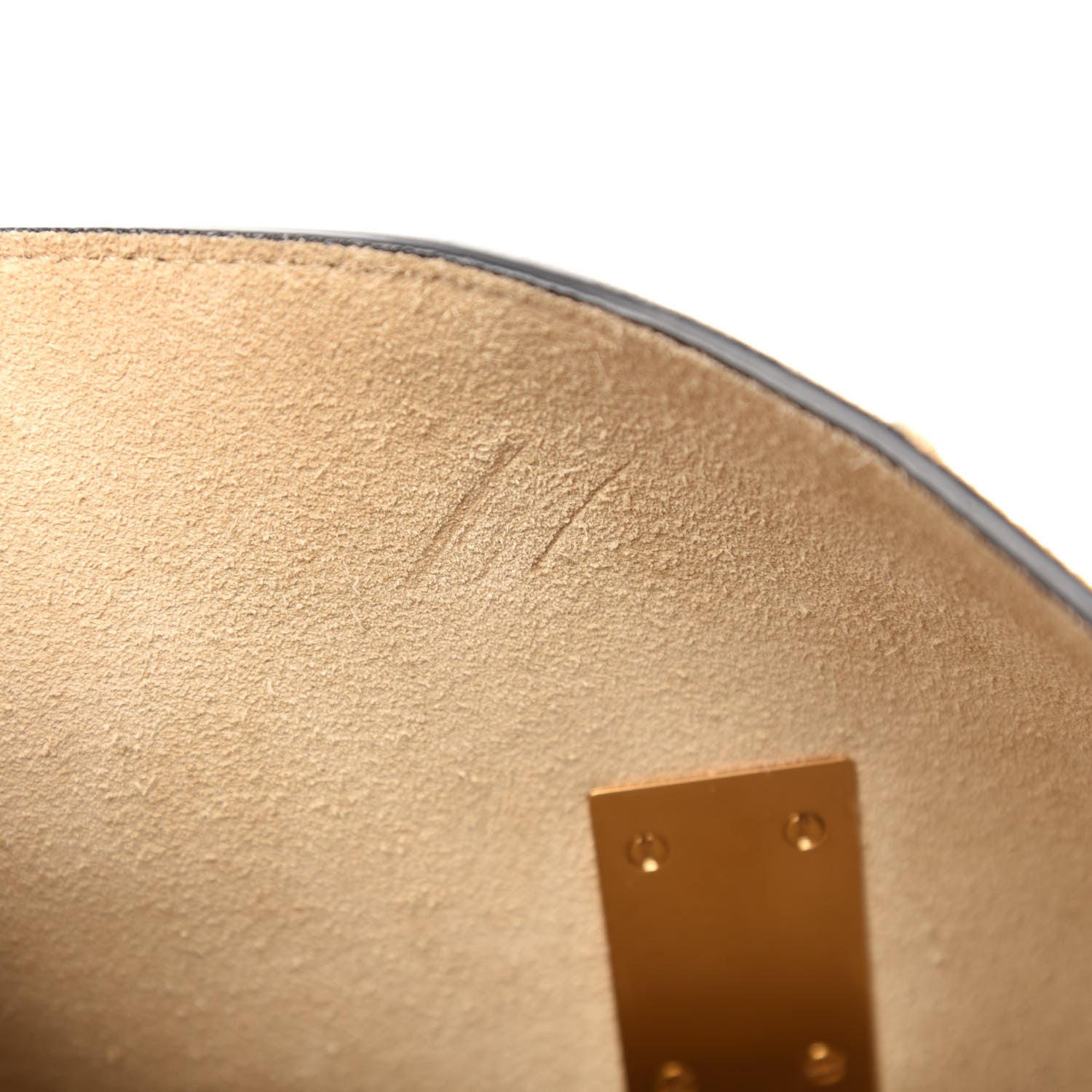 Chloe Suede Calfskin Striped Patchwork Drew Shoulder Bag Grey Multicolor 9 of 11