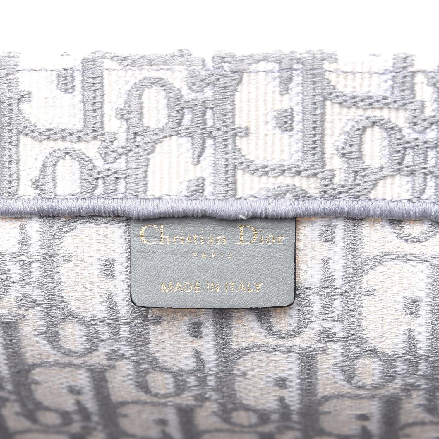 Christian Dior Oblique Large Book Tote Grey 5 of 9