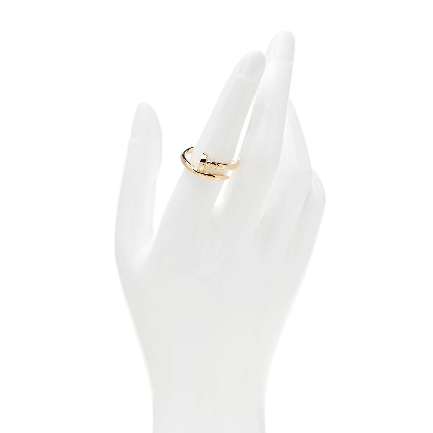 Cartier 18K Yellow Gold Juste Un Clou Ring 55 7.25 2 of 5