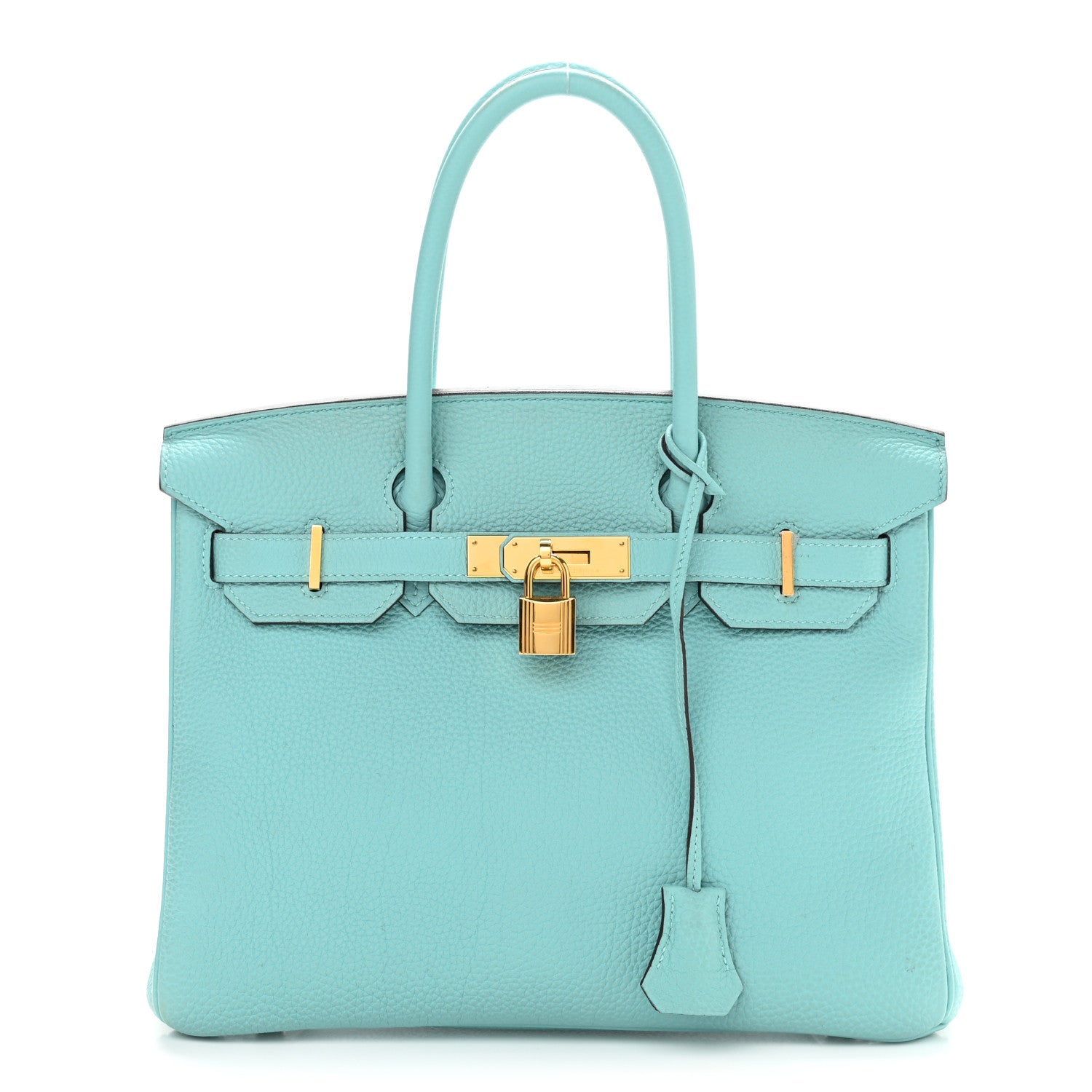 Hermes Togo Birkin 30 Bleu Atoll 1 of 9