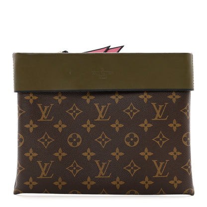 Louis Vuitton Monogram Tuileries Pochette Kaki 1 of 6