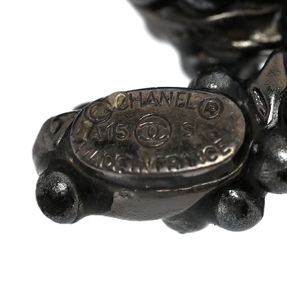 Chanel Ruthenium CC Drop Earrings 4 of 4