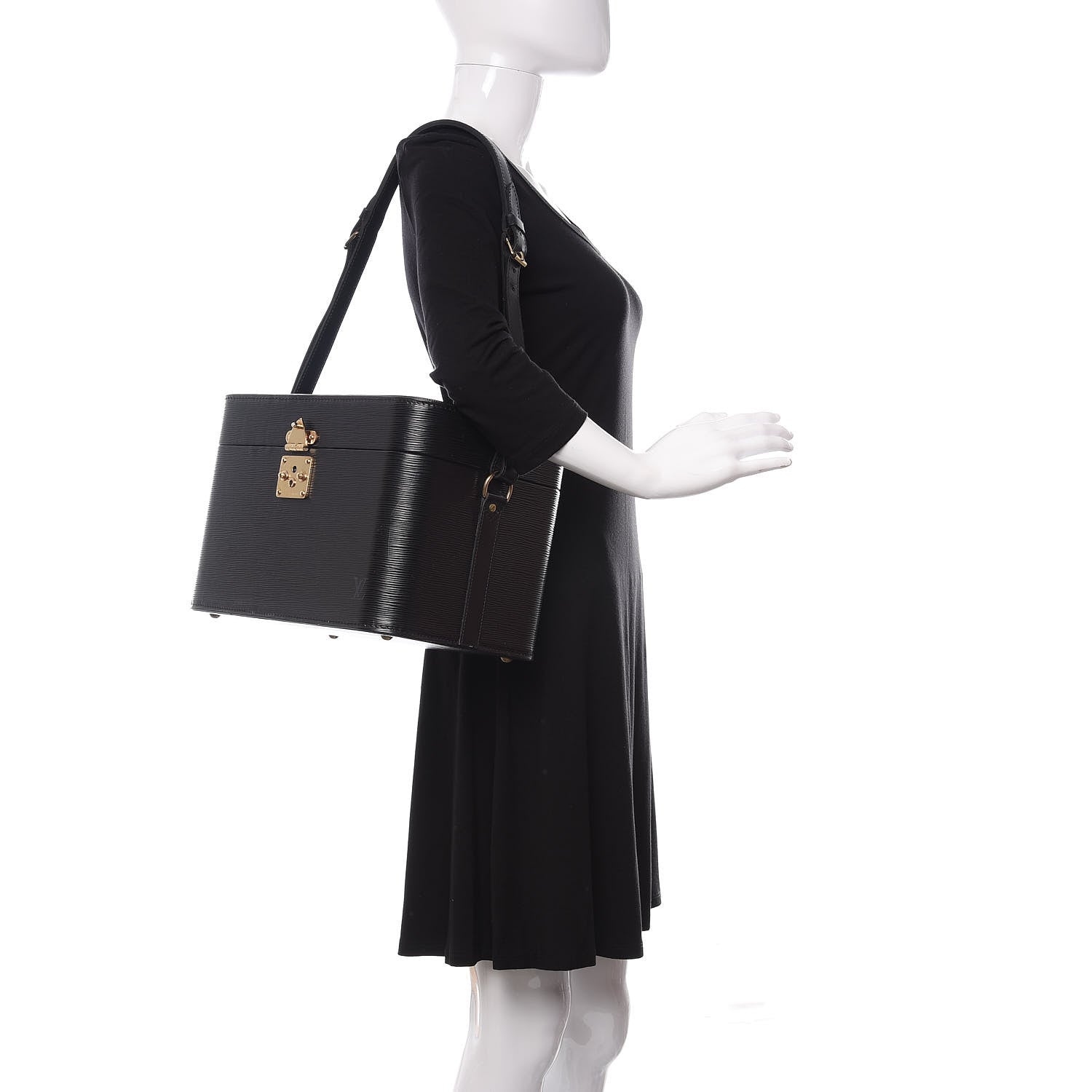 Louis Vuitton Epi Train Case Black 2 of 23
