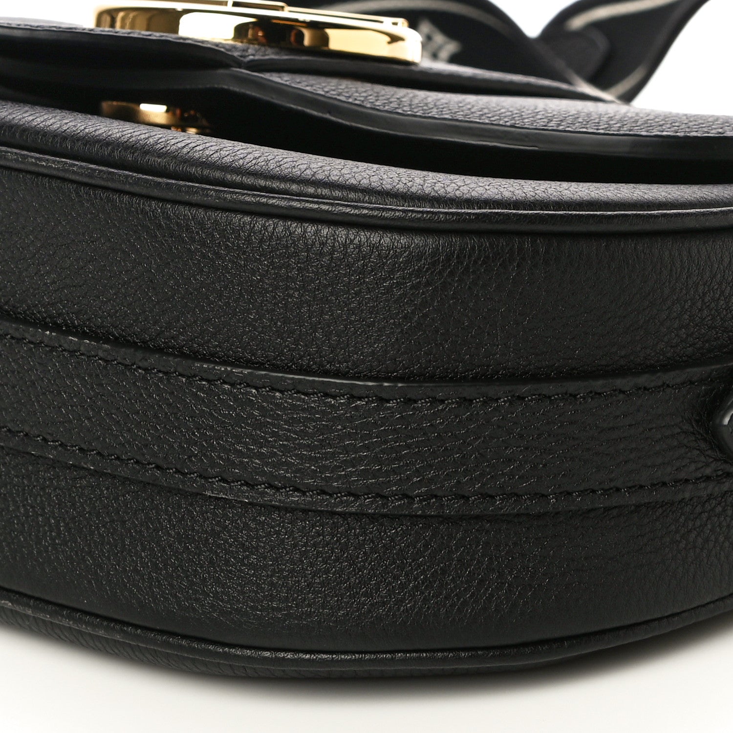 Louis Vuitton Grained Calfskin LV Pont 9 Soft PM Black 9 of 10