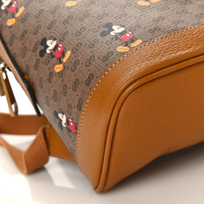 Gucci X DISNEY Mini Vintage GG Supreme Monogram Mickey Mouse Small Dome Backpack Beige Vintage Sun Oil 7 of 8