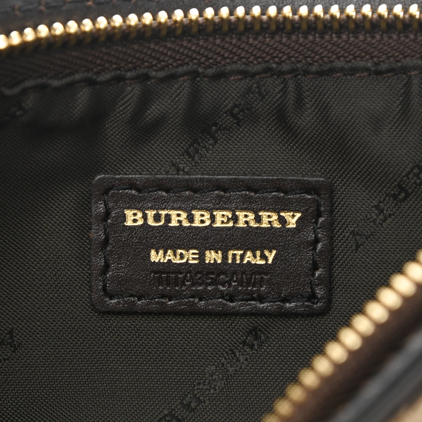 Haymarket Check Clara Pochette Chocolate