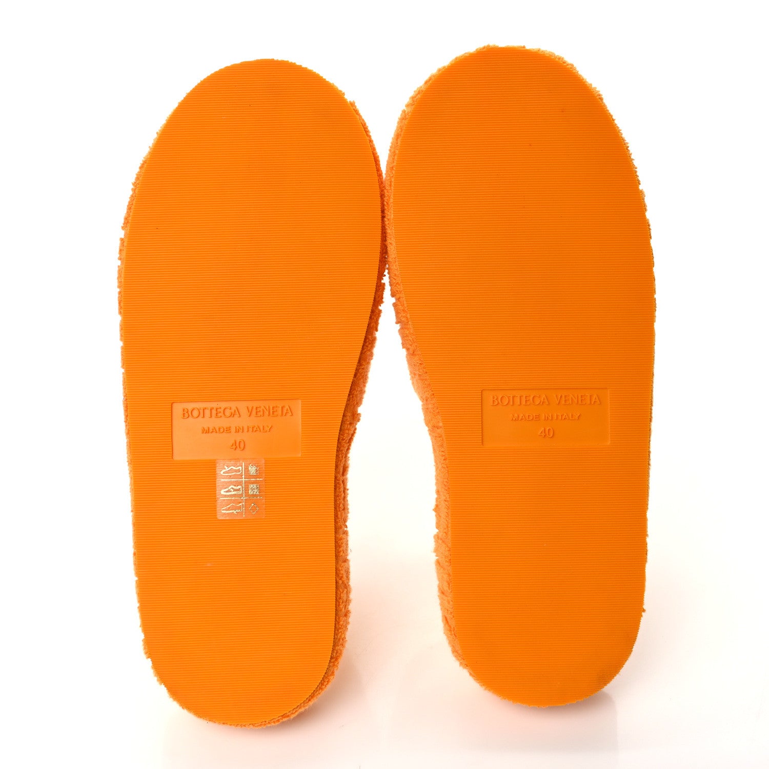 Bottega Veneta Resort Sponge Slides Sandals 40 Orange 5 of 7