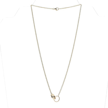 Cartier 18K Yellow Gold Interlocking LOVE Necklace 2 of 7