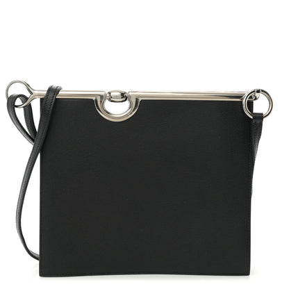 Hermes Chevre Chamkila Mors De Bride Bag Black 1 of 11