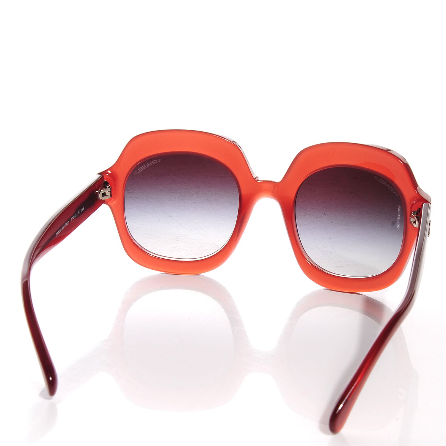 Chanel Round Sunglasses Red 71045 2 of 6