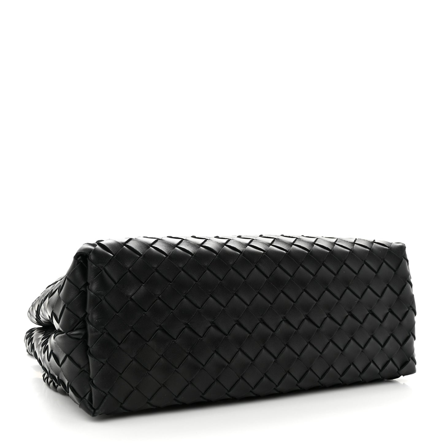 Nappa Intrecciato Medium Andiamo Shoulder Bag Black