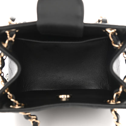 Chanel Caviar Quilted Mini Bucket Bag Black 5 of 11