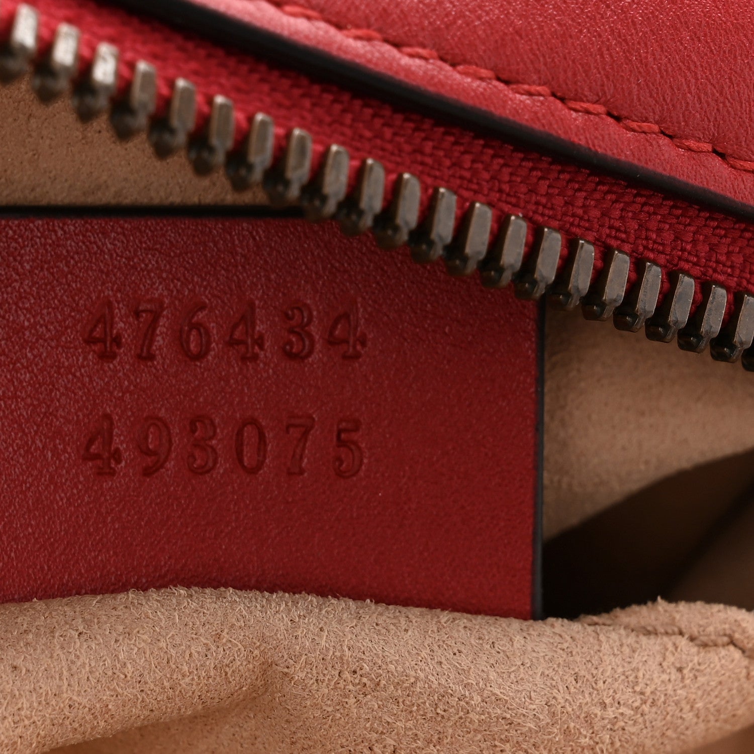Gucci Calfskin Matelasse GG Marmont Belt Bag 95 38 Hibiscus Red 7 of 11