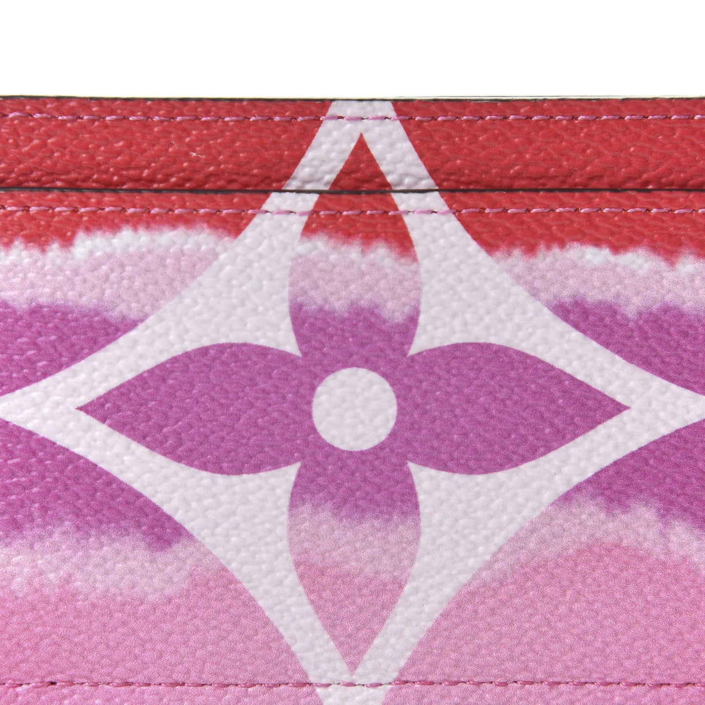 Monogram Escale Card Holder Rouge