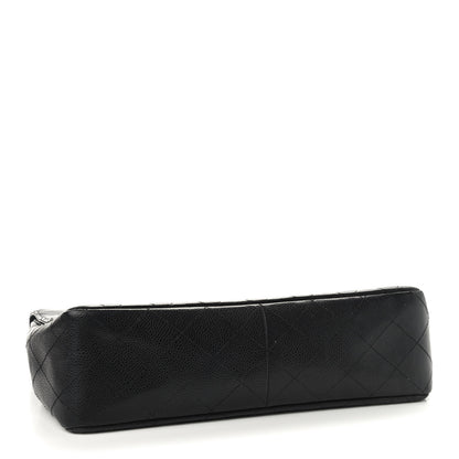Chanel Caviar Quilted Jumbo Single Flap Black 4 of 16