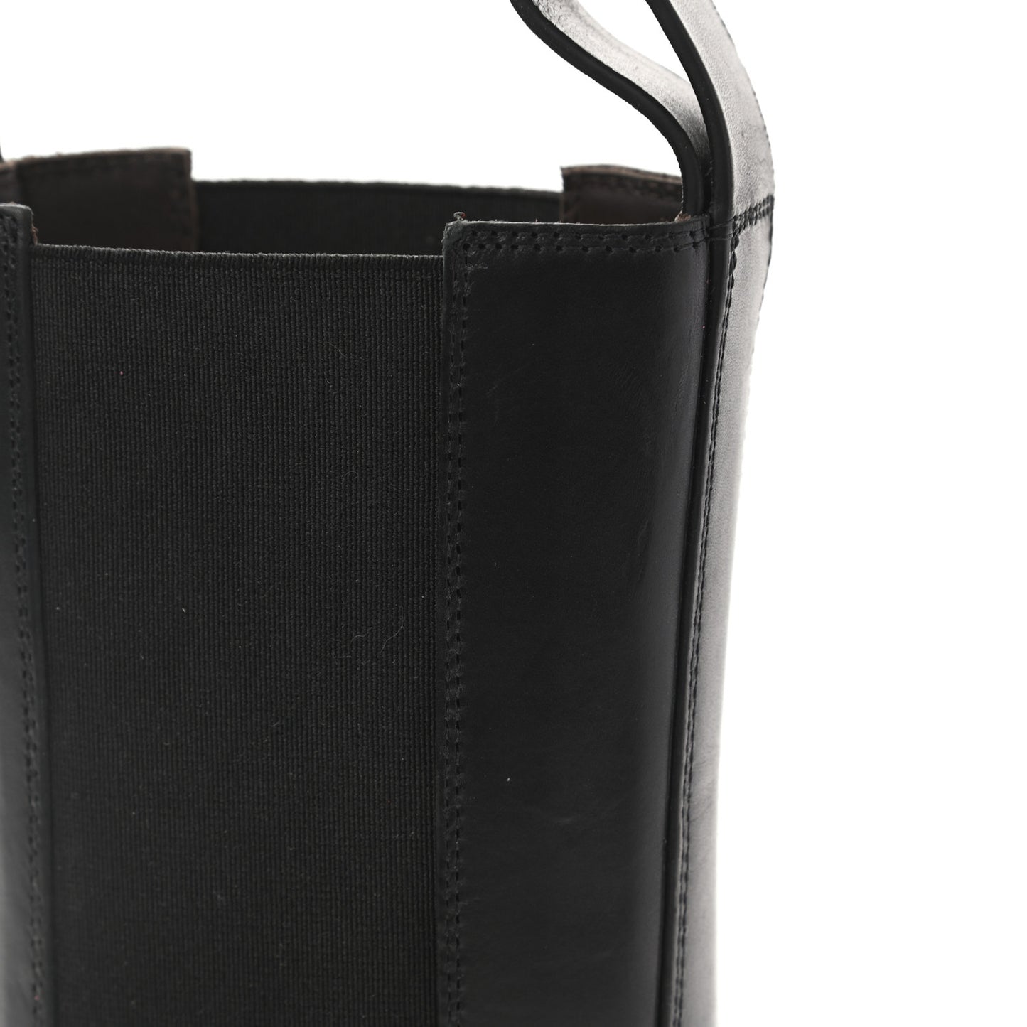 Calfskin The Tire Chelsea Boots 36 Black Sea Salt