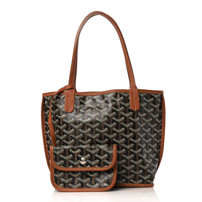 Goyard Goyardine Reversible Mini Anjou Black Gold 1 of 9