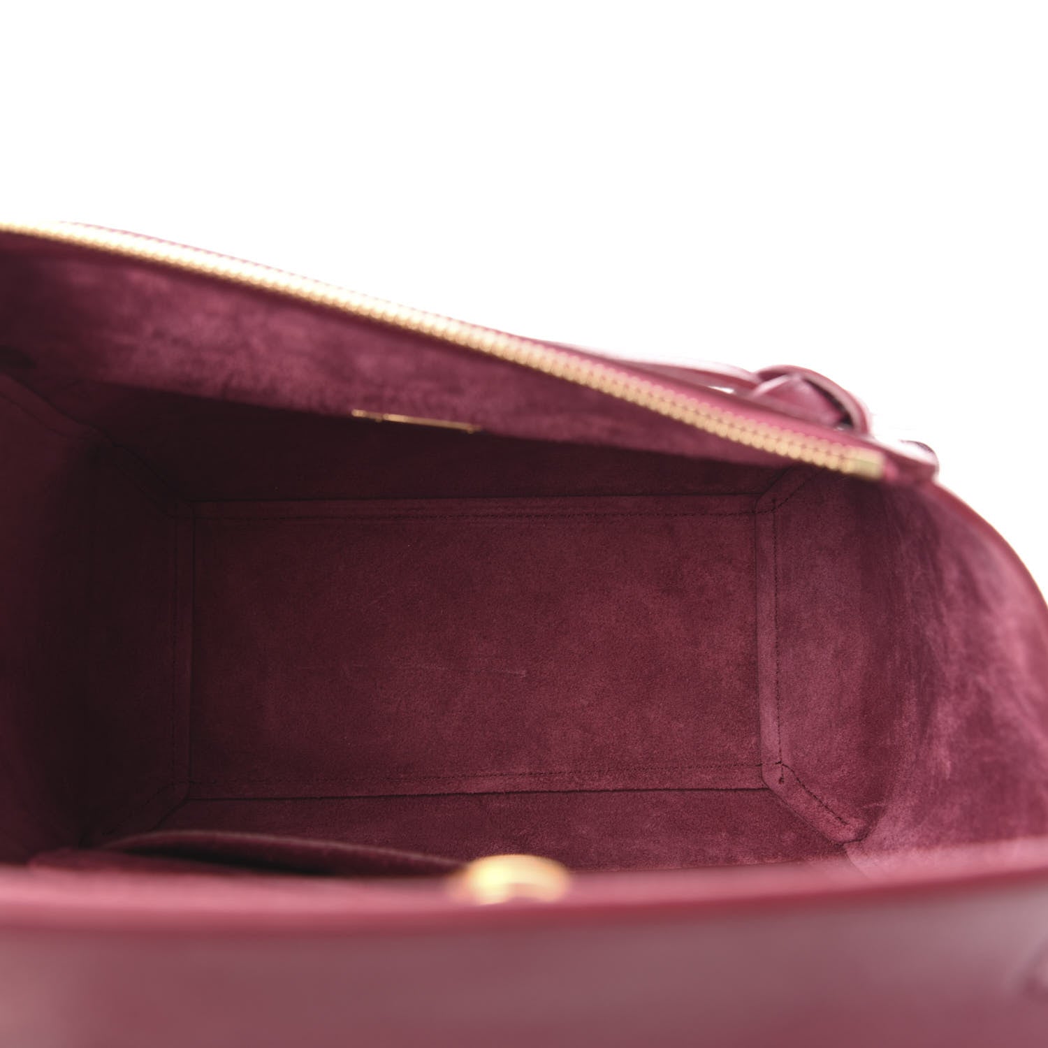 Celine Grained Calfskin Micro Belt Bag Plum 4 of 9