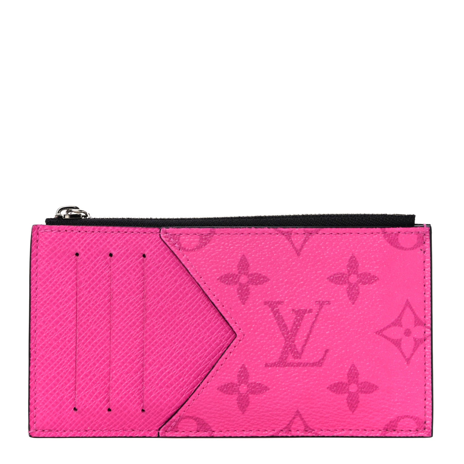 Louis Vuitton Taigarama Coin Card Holder Fuchsia 1 of 10