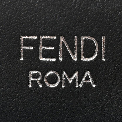 Fendi Vitello Baltico Hypnoteyes Studded Small Dotcom Click Chain Satchel Black 6 of 10