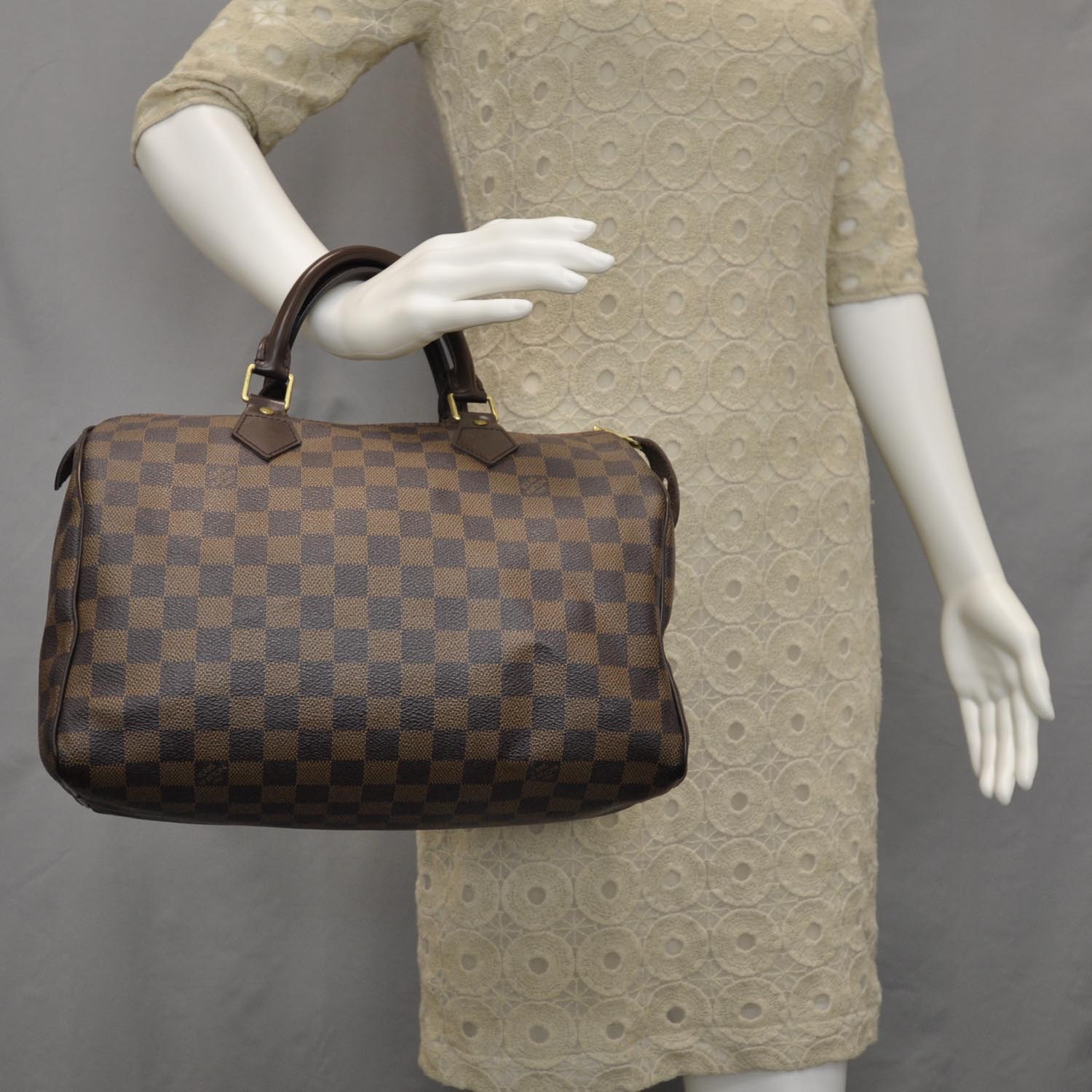 Louis Vuitton Damier Ebene Speedy 30 2 of 9