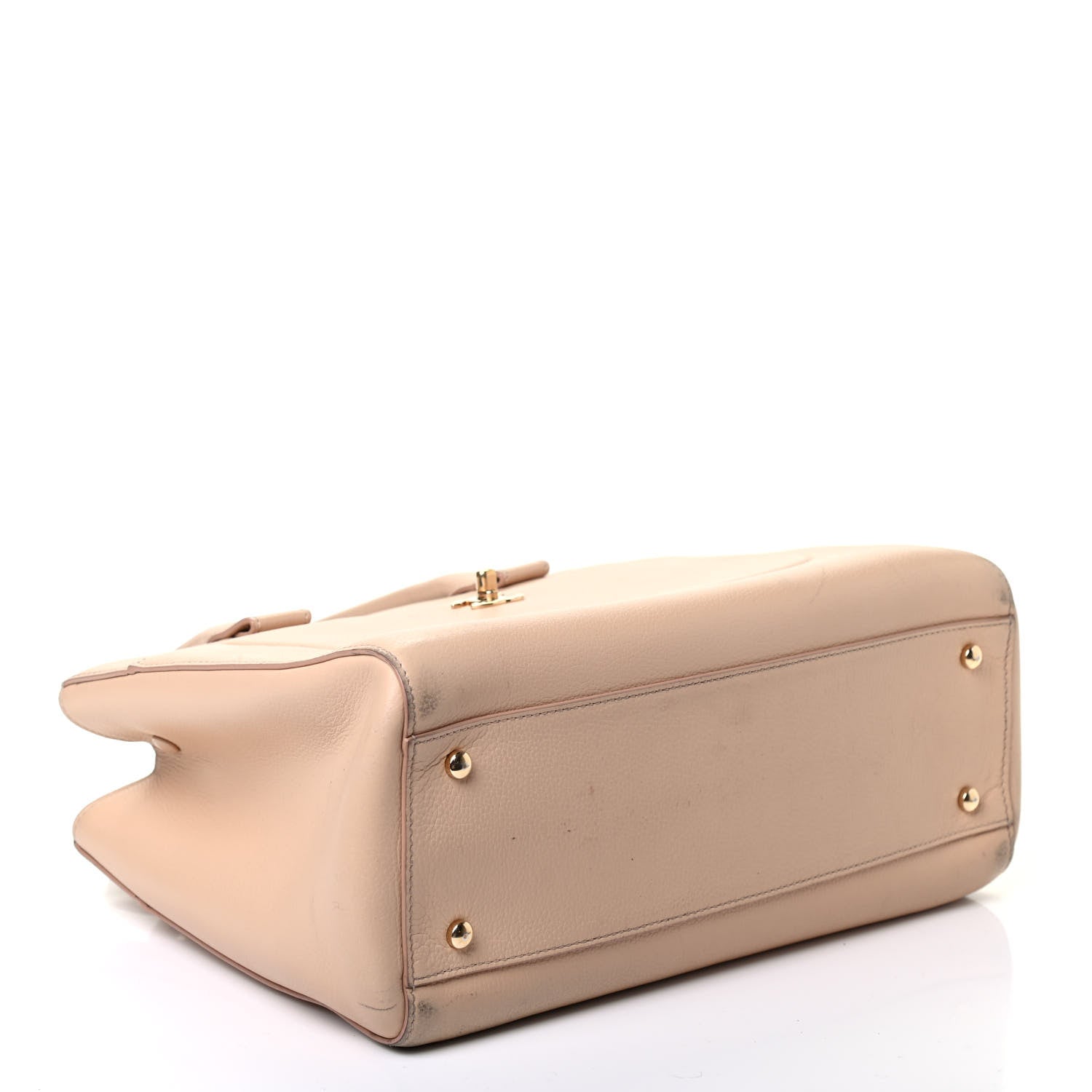 Chanel Grained Calfskin Small Neo Executive Shopper Tote Beige 3 of 4