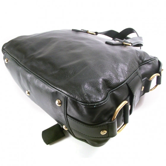 Saint Laurent Leather Rive Gauche Green 5 of 12