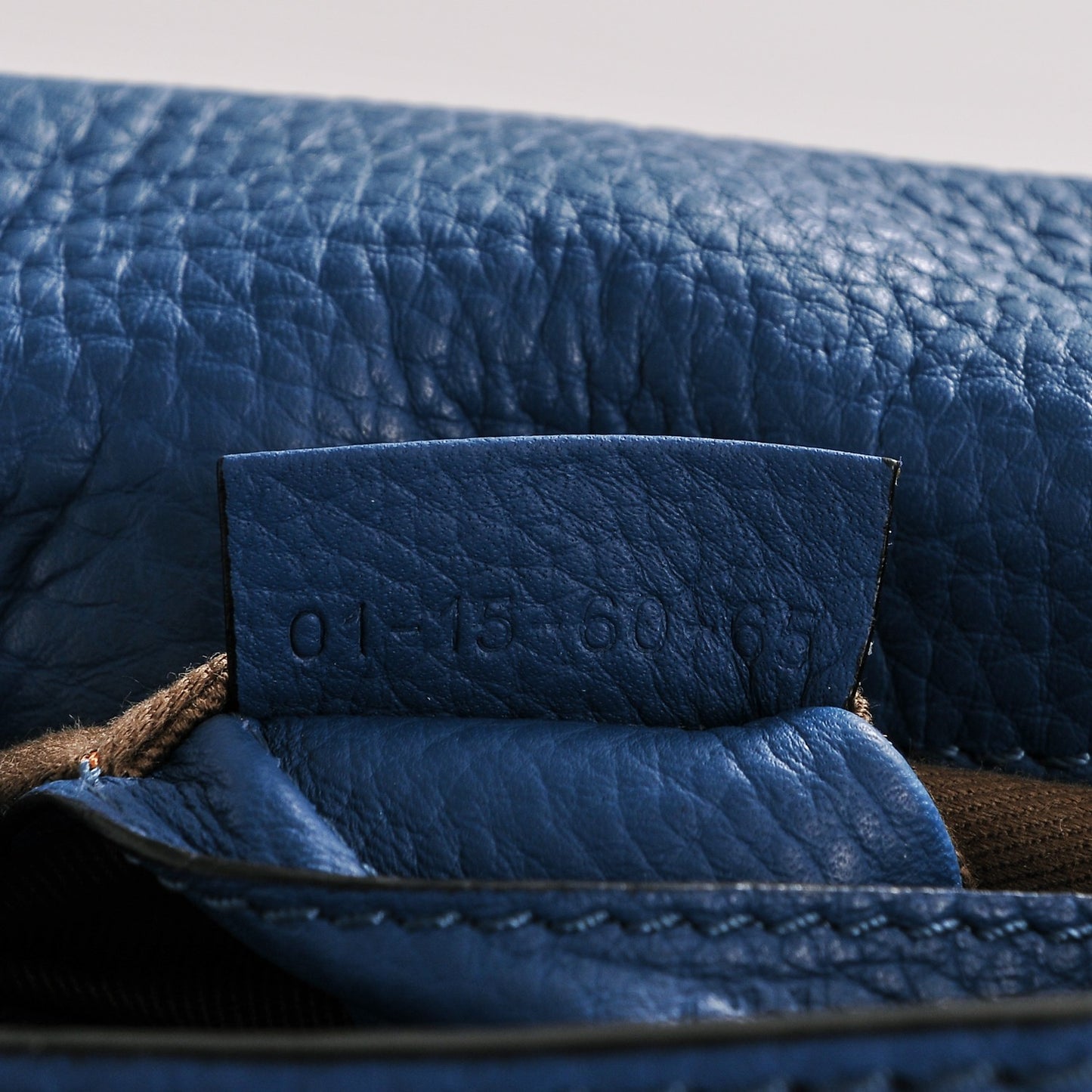 Calfskin Mini Marcie Round Crossbody Bag Factory Blue