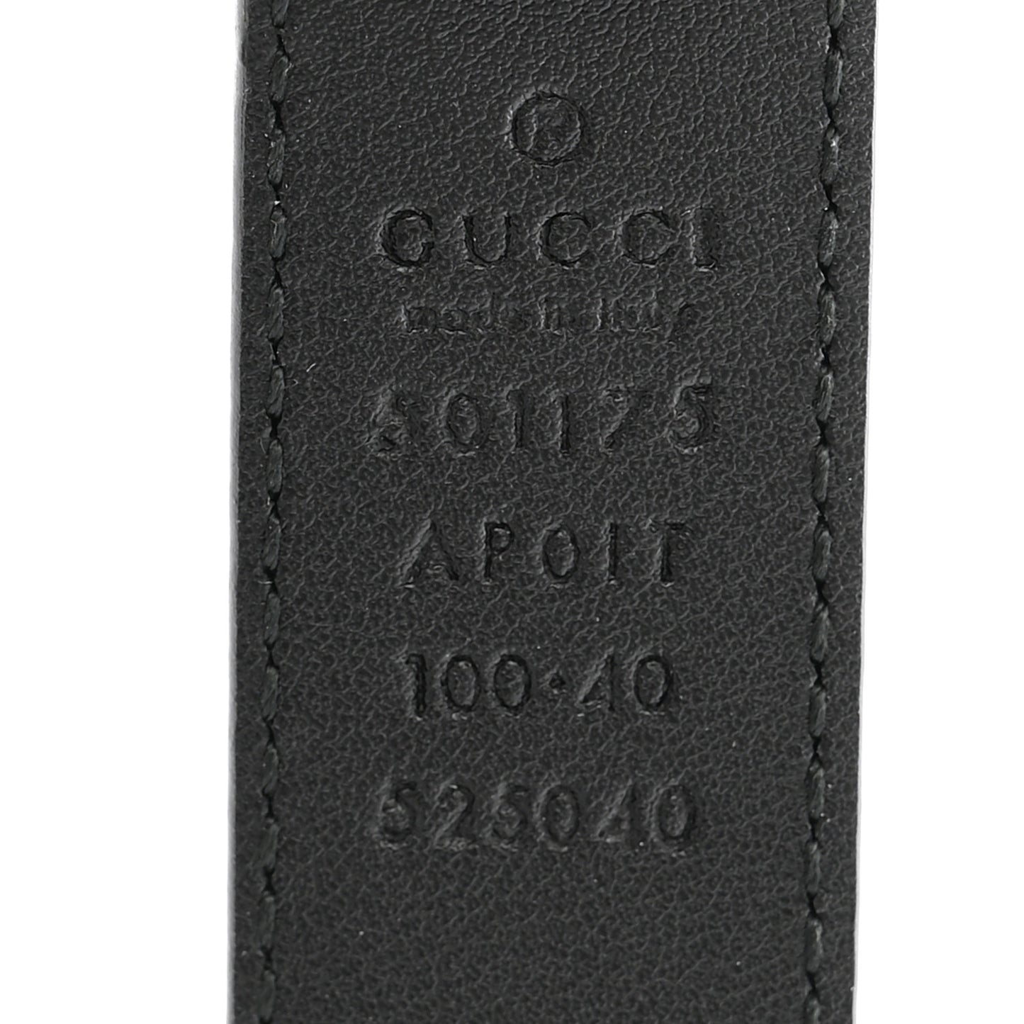 Calfskin Crystal Double G 30mm Belt 100 40 Black