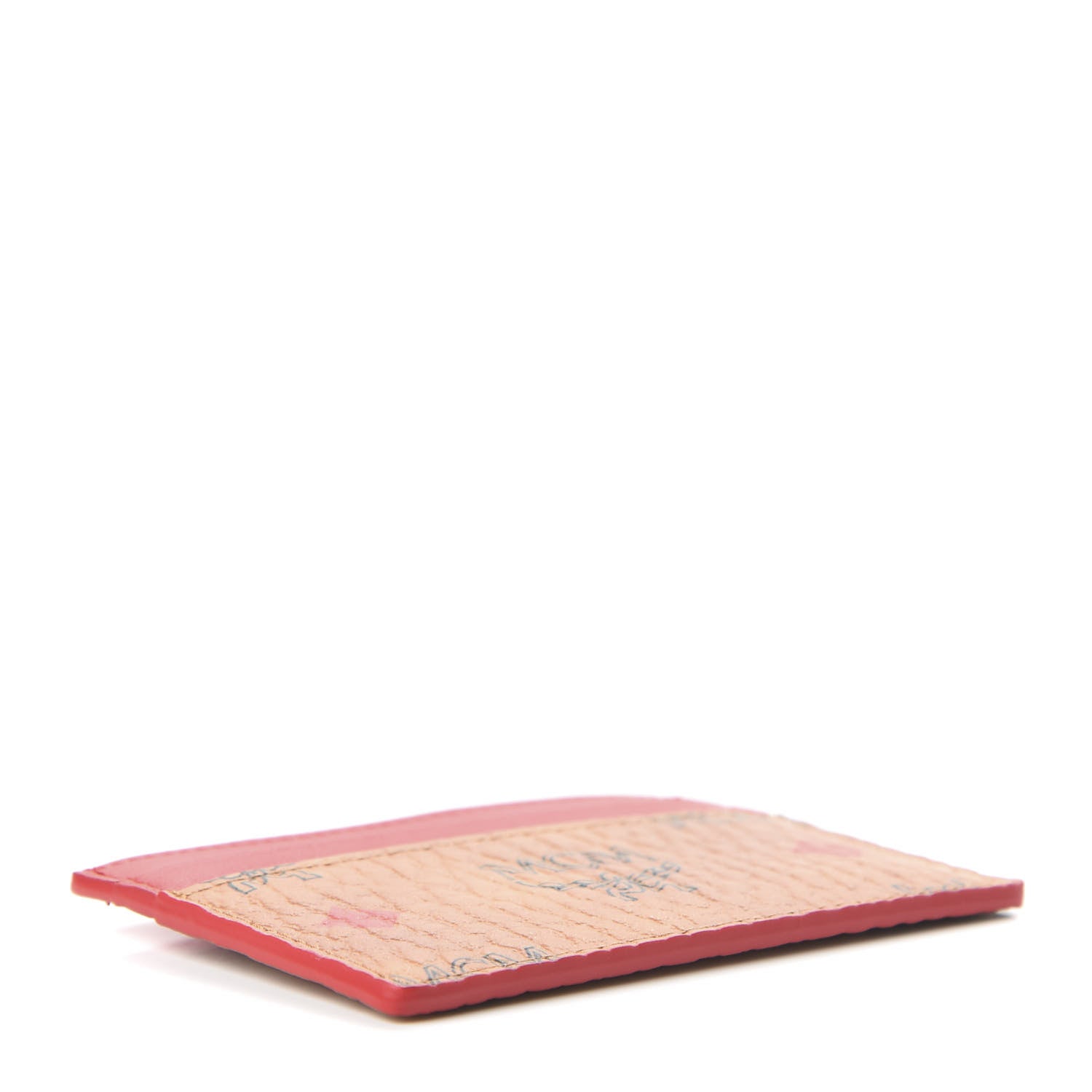 MCM Skyoptic Visetos Spectrum Diamond Card Case Cognac 4 of 8