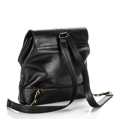 Chanel Caviar CC Backpack Black 3 of 7