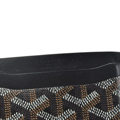 Goyard Goyardine Saint Sulpice Card Holder Black 7 of 9