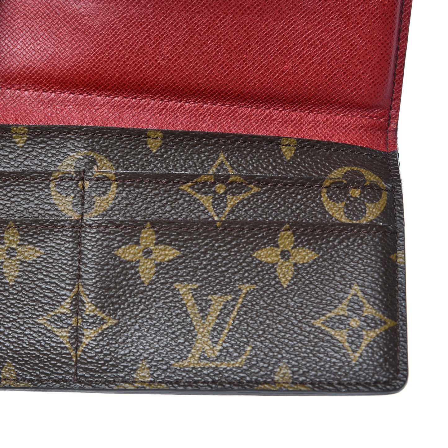 Monogram Josephine Wallet Red