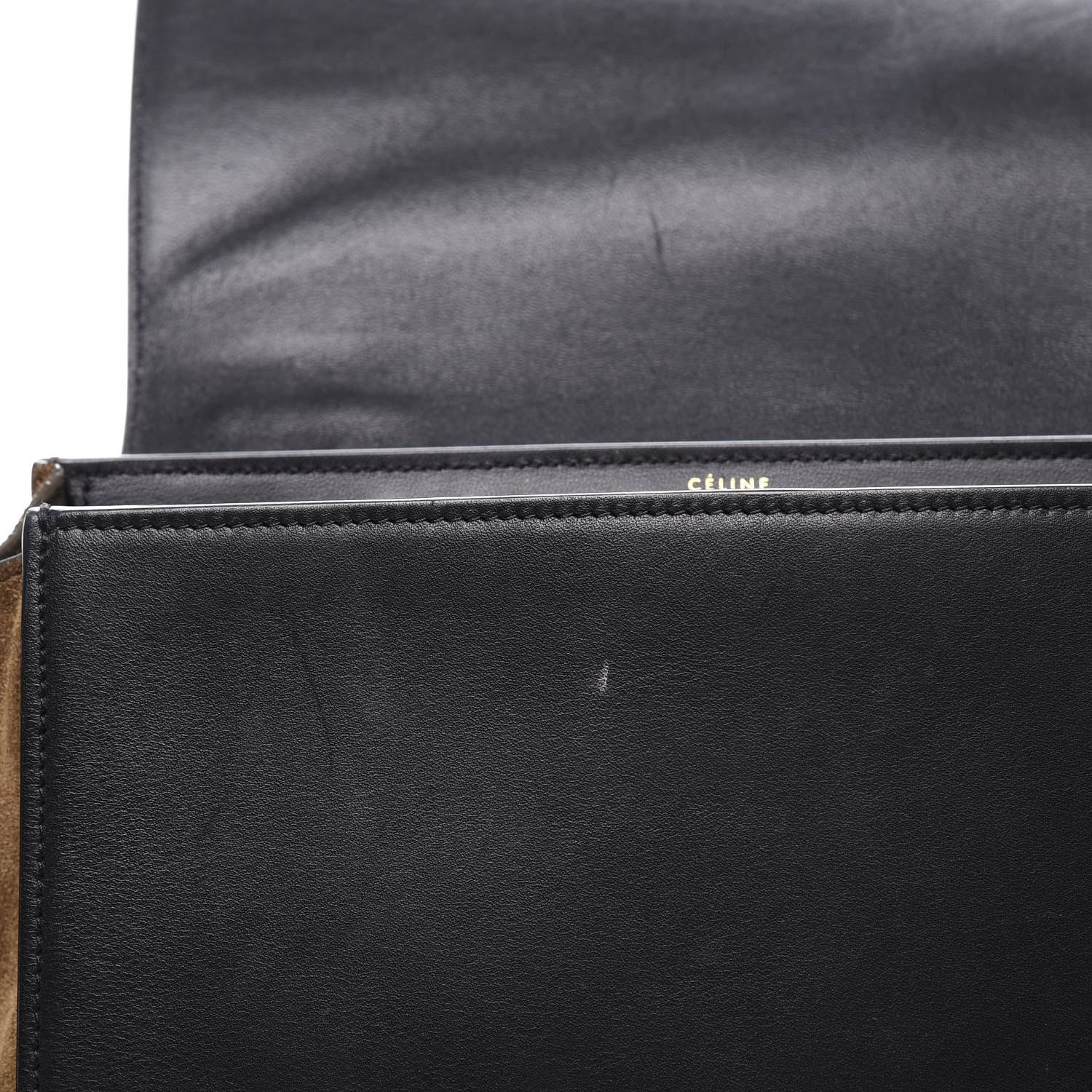 Celine Smooth Calfskin Suede Small Tri-Color Trapeze 7 of 13