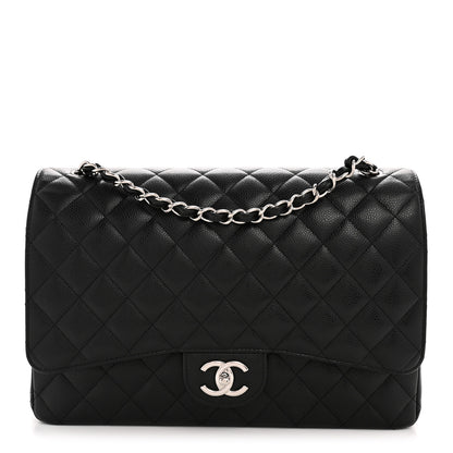 Chanel Caviar Quilted Maxi Double Flap Black 1 of 12