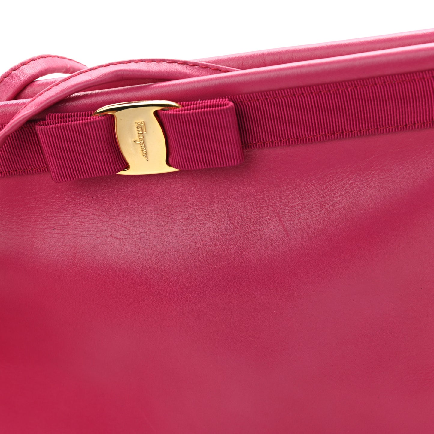 Smooth Calfskin Vara Bow Crossbody Pink