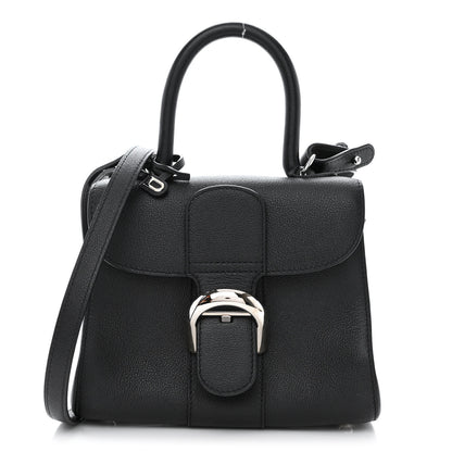 Delvaux Grained Rodeo Calfskin Mini Brillant Camaieux Satchel Black 3 of 11