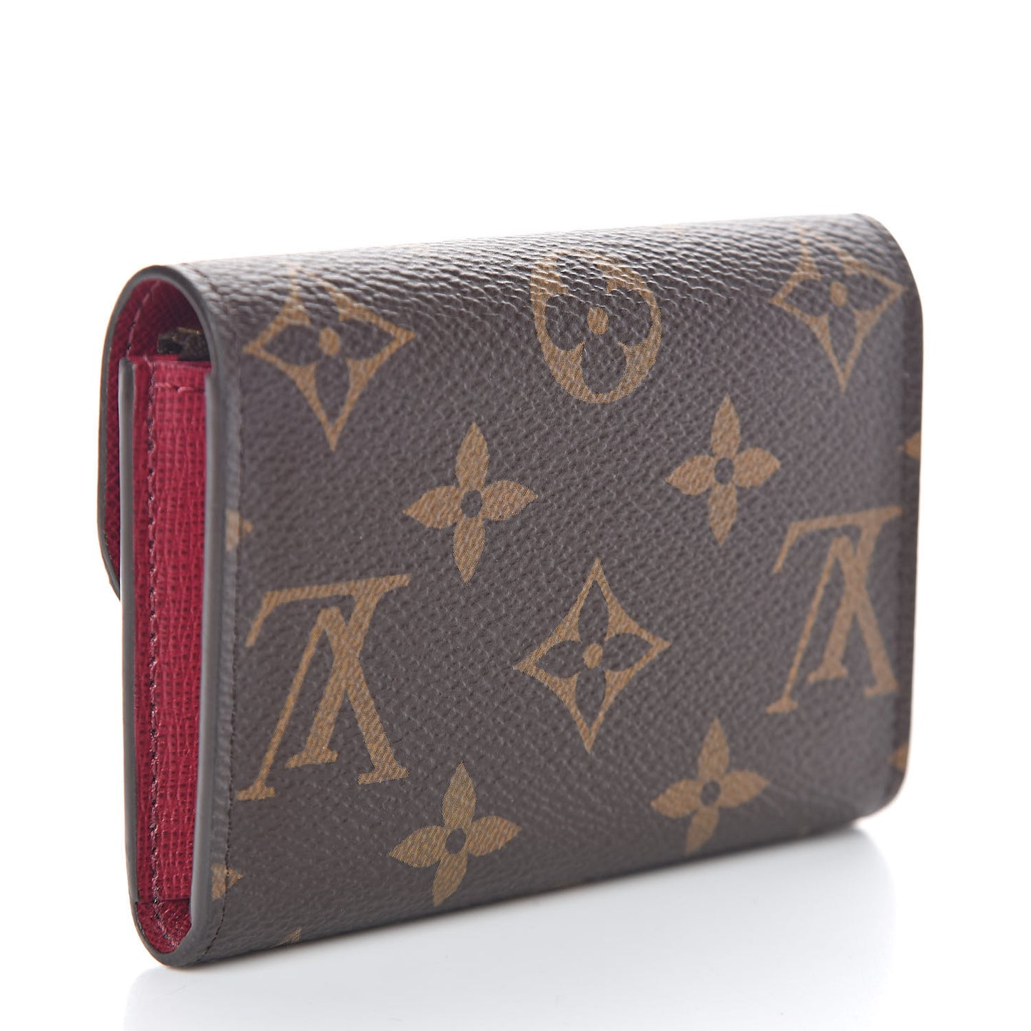 Monogram Rosalie Coin Purse Fuchsia