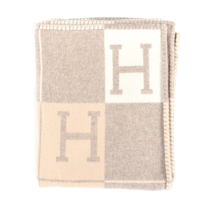 Hermes Wool Cashmere Avalon III Blanket Coco Camomille 1 of 6
