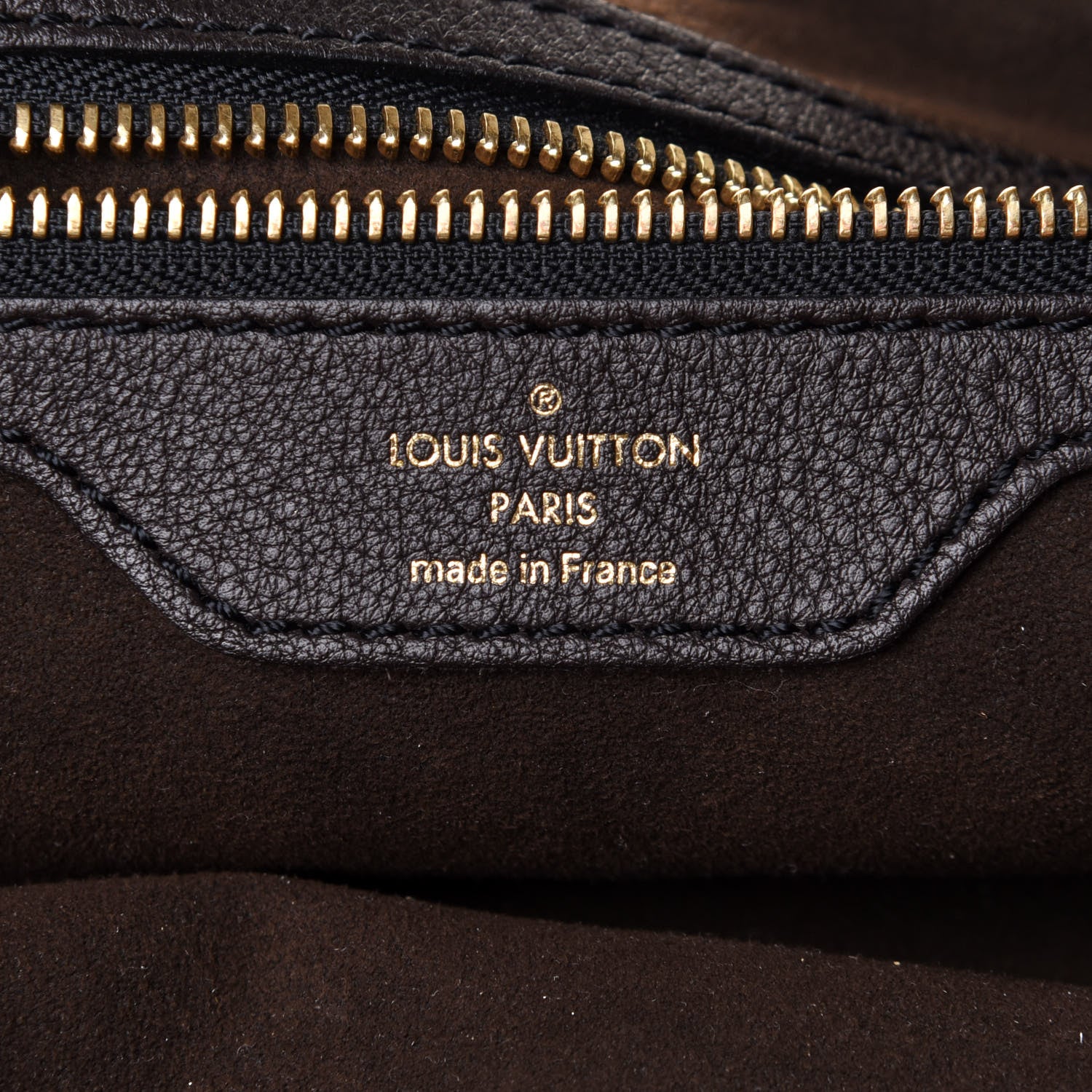 Louis Vuitton Mahina L Chocolate 6 of 9