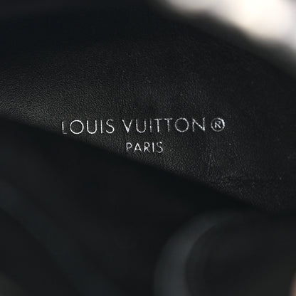 Louis Vuitton Calfskin Monogram Denim Laureate Platform Desert Boots 37 Grey 6 of 8