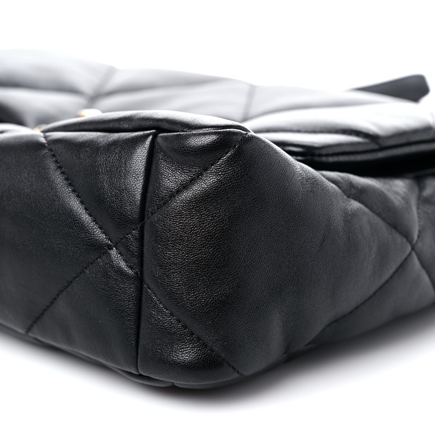 Chanel Lambskin Quilted Large Chanel 19 Flap Black 9 of 11